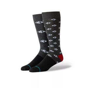 Stance Fishtails Butter Blend Dress Socks Coal Size Large (US 9-12)